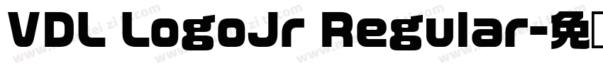 VDL LogoJr Regular字体转换